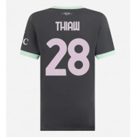 AC Milan Malick Thiaw #28 Tredjeställ Dam 2024-25 Kortärmad